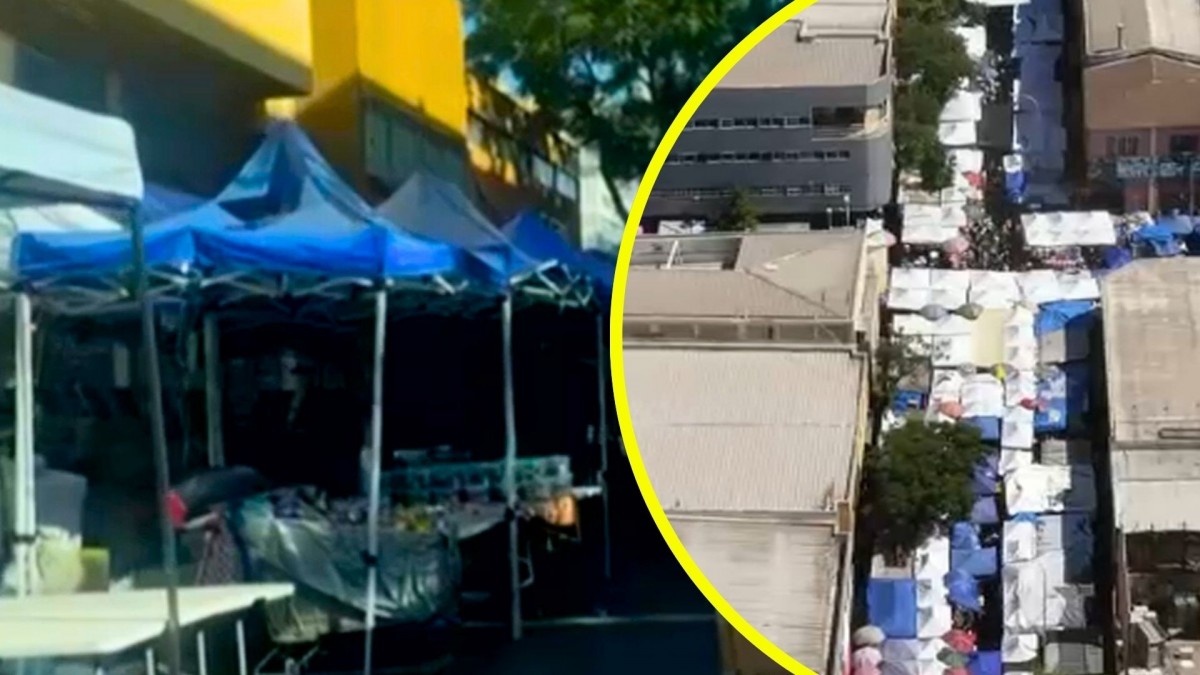 Así está el Barrio Meiggs afuera de las rejas de seguridad que se instalaron