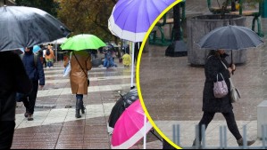 Se aproximan lluvias a la zona central: Anuncian que Santiago y Valparaíso tendrán hasta 5,2 mm de agua este fin de semana