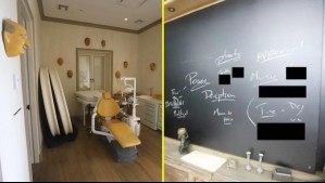 Publican imágenes inéditas de la isla privada de Jeffrey Epstein: Se ven máscaras y una pizarra con enigmáticas palabras