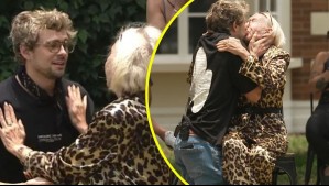 Recreando escena de famosa teleserie: Así fue el apasionado beso entre Laura Bozzo y Joaquín Méndez en 'El Internado'