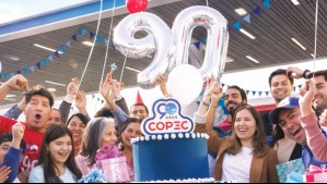 '90 formas de decirte gracias': Copec sorteará combustible gratis por décadas en el cierre de su aniversario