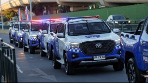 Con tracción 4x4, focos especiales y láminas de seguridad : Así son las nuevas camionetas de seguridad en Puente Alto