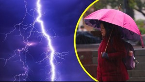 Incluye a la RM: Meteorología emite avisos por tormentas eléctricas y hasta 30 mm de lluvias 'en corto período de tiempo'