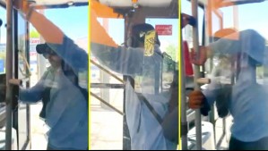 Se durmió, se pasó y se enojó con el conductor: Video muestra día de furia de pasajero en bus RED tras no bajarse donde debía