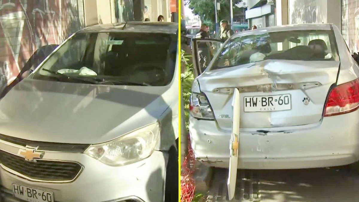 Auto terminó chocando con local: Cuatro detenidos deja persecución por conducción en estado de ebriedad