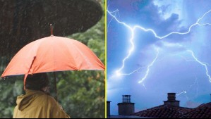 Santiago podría recibir hasta 30 mm: Actualizan avisos de lluvias y tormentas eléctricas en cinco regiones