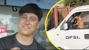 Joven que grabó viral de perrito tocando la bocina aparece durante despacho en vivo en Mega: Revisa el divertido video