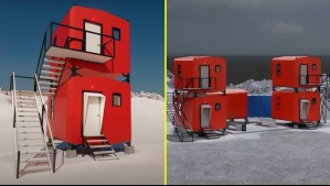 Soportan vientos de hasta 270 km/h y temperaturas bajo los -57°C: Así son los módulos que instaló la FACh en la Antártica