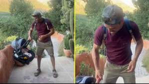 'Siesta en movimiento': Pangal Andrade muestra su técnica para hacer dormir a su hija Alanna