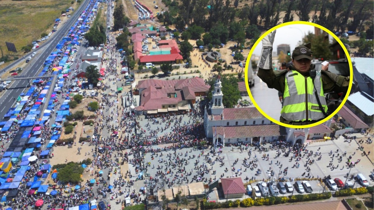 Cortes de tránsito por peregrinación a Lo Vásquez: Revisa los desvíos de ruta para este domingo y lunes