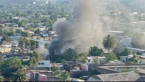 Incendio afectó a casa habitación de Recoleta: Siniestro se encuentra controlado