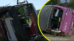 Conductor habría robado bicicleta de uno de los pasajeros para escapar: ¿Qué se sabe del accidente de minibus en Curacaví?