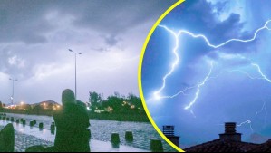 Emiten alerta y aviso meteorológicos por tormentas eléctricas: Afectarán a 10 regiones de Chile