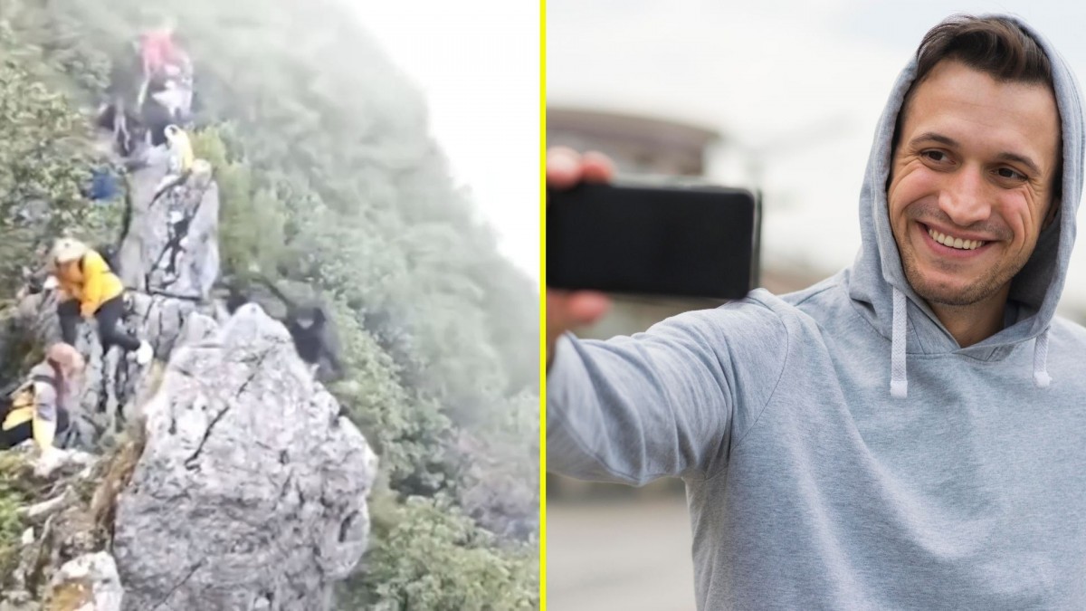 Excursionista se salvó de milagro tras caer desde 40 metros cuando buscaba tomarse una selfie