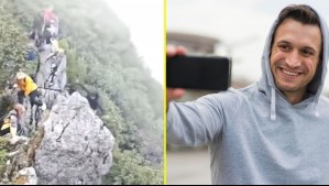 Excursionista se salvó de milagro tras caer desde 40 metros cuando buscaba tomarse una selfie