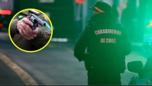 Carabinero repele a balazos a asaltantes en medio de encerrona en el centro de Santiago