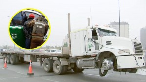 Robo de camión con útiles de aseo y pañales provoca insólita persecución policial por tres regiones
