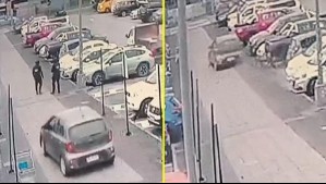 Video muestra brutal atropello a dos guardias en supermercado en Puerto Montt: Autor sería un vendedor ambulante