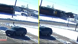 Un video lo captó todo: Tren arrolló a vehículo y conductor se salvó de milagro en EEUU