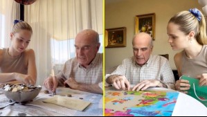 'Estas actividades le ayudan a conectarse': Inna Moll comparte emotivo momento con su abuelo que padece Alzheimer