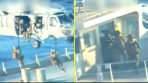 Video muestra a tropas militares de EEUU apoderándose de buque petrolero venezolano