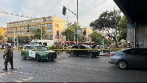 Cinco detenidos tras balacera 'con participación de varios sujetos' en las afueras del metro Parque O'Higgins