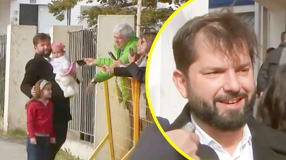 Presidente Boric llega a votar en Punta Arenas con su bebé Violeta en brazos: 'Que la sabiduría del pueblo se manifieste'