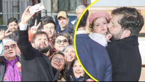 Presidente Boric llega a votar en Punta Arenas con su bebé Violeta en brazos: 'Que la sabiduría del pueblo se manifieste'