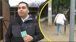 'Tírenle con la manguera': Periodista Leo Acuña 'en busca de lluvias' en Limache durante las elecciones