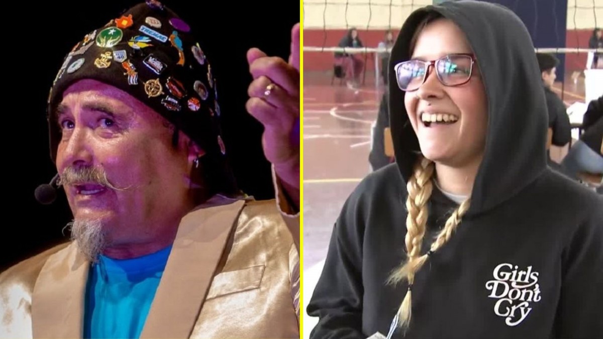 ¡Su papá se la compró! Hija del 'Flaco' es vocal de mesa por elecciones y él le llevó comida