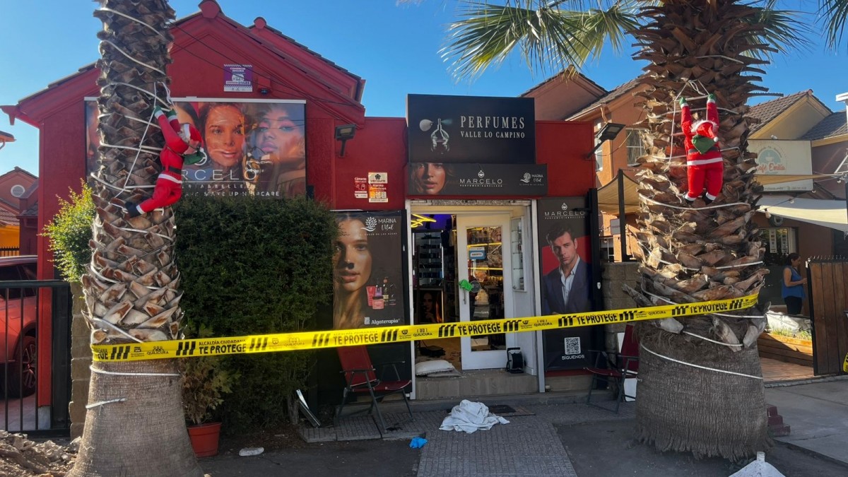 Asalto a perfumería en Quilicura termina con trabajador baleado
