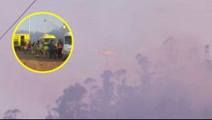 Sobre 50 hectáreas afectadas por incendio forestal en Constitución: Lleva más de 24 horas en combate