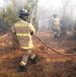 Continúa el combate del incendio forestal que desde el fin de semana afecta a la comuna de Constitución, región del Maule, motivo por el que Senapred ya ha declarado Alerta Roja.