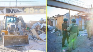 Megaoperativo para desalojar toma El Trébol en Maipú: Más de 70 familias ya abandonaron el lugar