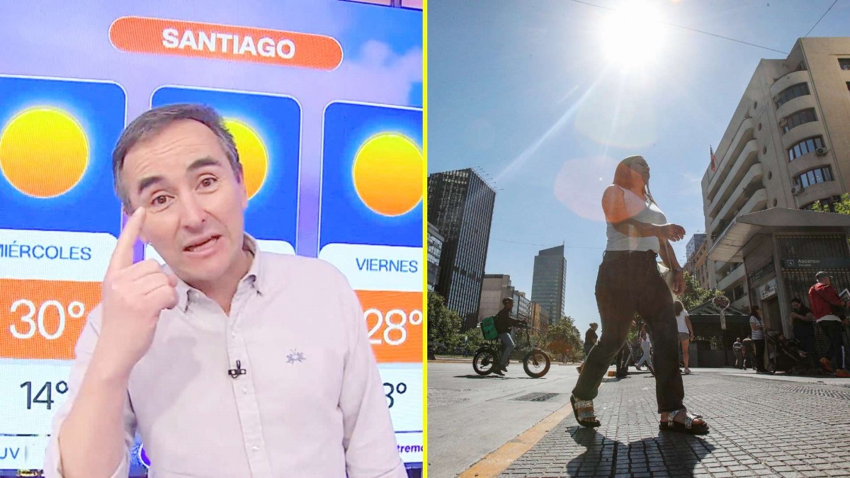 Calor extremo en Santiago: Revisa cuál será la temperatura máxima en el día más caluroso de la semana