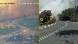 Incendio forestal en San Pedro: Nueva evacuación en sectores de la comuna por el actuar de las llamas