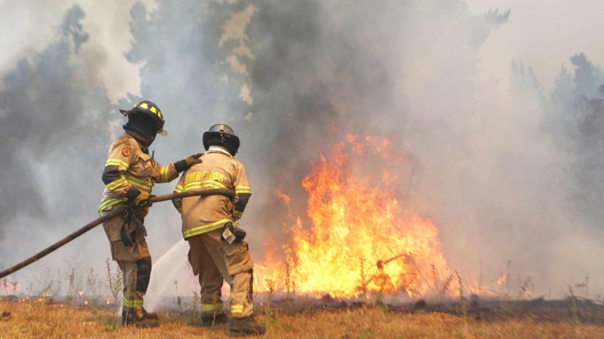 Incendio forestal en San Pedro: Se mantiene combate del fuego que ya ha consumido más de 450 hectáreas y tres viviendas