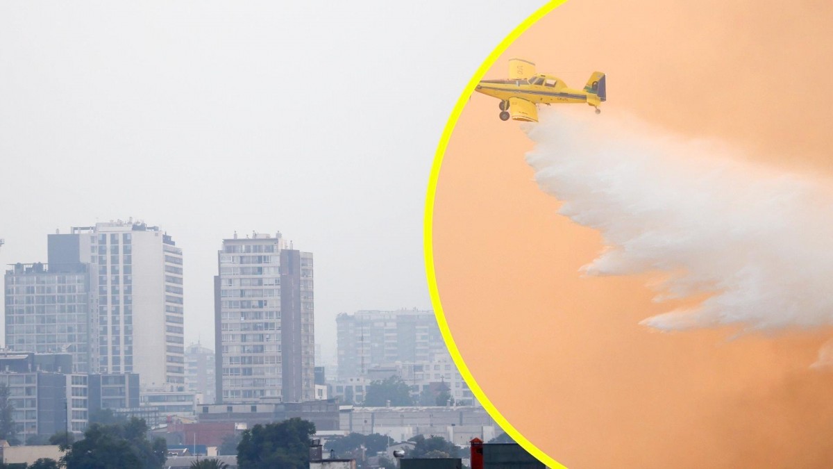 Humo en Santiago por incendios forestales: Revisa las recomendaciones de la Seremi de Salud