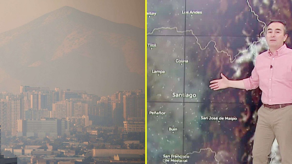Desde Los Andes hasta Rancagua: Denso humo de incendios forestales cubre la zona central de Chile