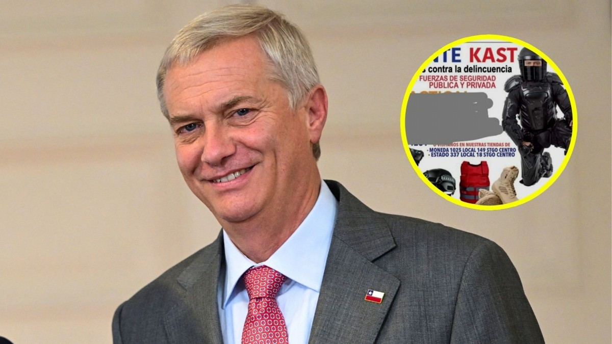 'Su fuerza y nuestros equipamientos': Polémico anuncio de empresa de artículos de seguridad apareció en diario con imagen de Kast