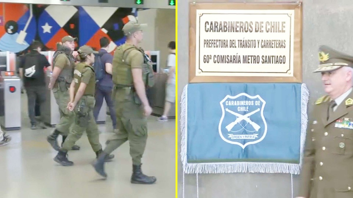 Inauguran nueva comisaría en la estación Estadio Nacional de la Línea 6 del Metro de Santiago