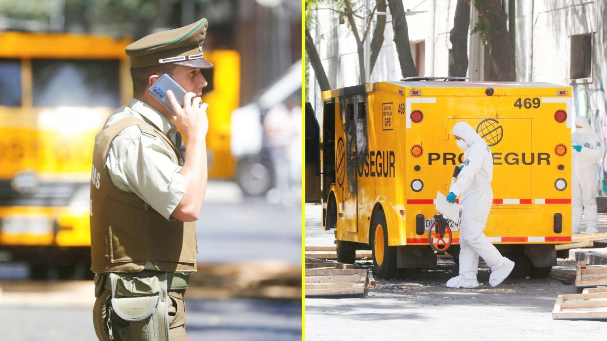 Queman camión de valores robado en Puente Alto: Apareció en taller mecánico