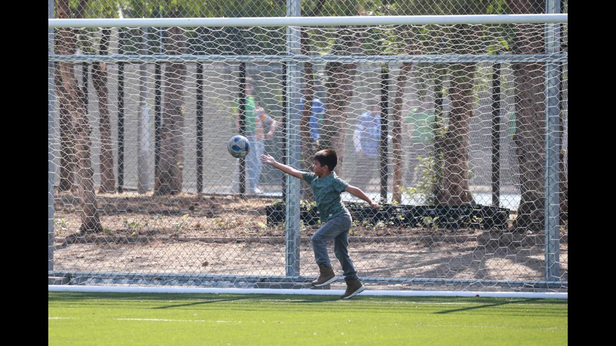 Con canchas y skatepark: Así es el recién inaugurado Parque de la Alegría de Renca