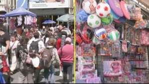 Con gran afluencia de personas: Así está el popular Barrio Meiggs a pocos días de Navidad