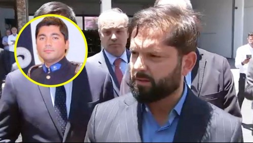 Boric asiste a velatorio de bombero fallecido en incendio: 'Es un día duro, porque los bomberos son un orgullo de la nación'