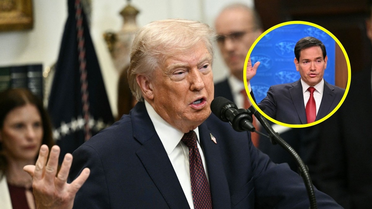 Trump dice que 'no descarta' guerra con Venezuela y Marco Rubio reafirma que se aplicará bloqueo