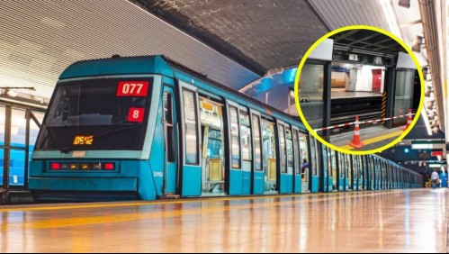 'Permitirá reforzar la seguridad': Metro de Santiago comienza con la instalación de puertas de andén en la Línea 1