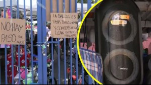 'Estamos aburridos de decirles...': Locataria de Meiggs se cansó e instaló parlante ante preguntas sobre donde circular