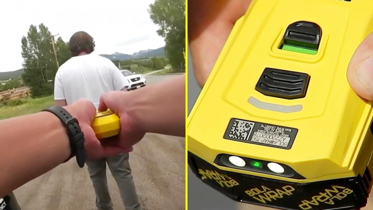 Está inspirada en un arma de Batman: Así funciona el 'BolaWrap' de Carabineros para inmovilizar a delincuentes