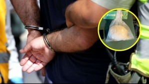 Fiscalizaron auto que circulaba con luces apagadas y descubrieron a tres ocupantes con 2 kilos de cocaína